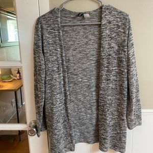 Lightweight gray cardigan